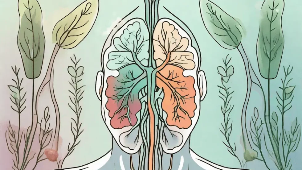 A sinus cavity filled with healthy