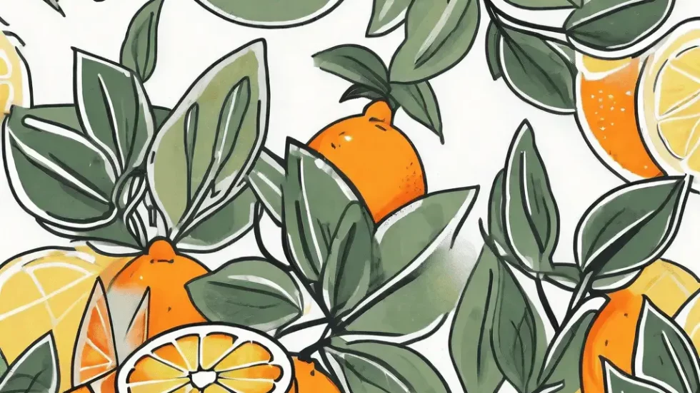 A vitamin c-rich citrus fruit