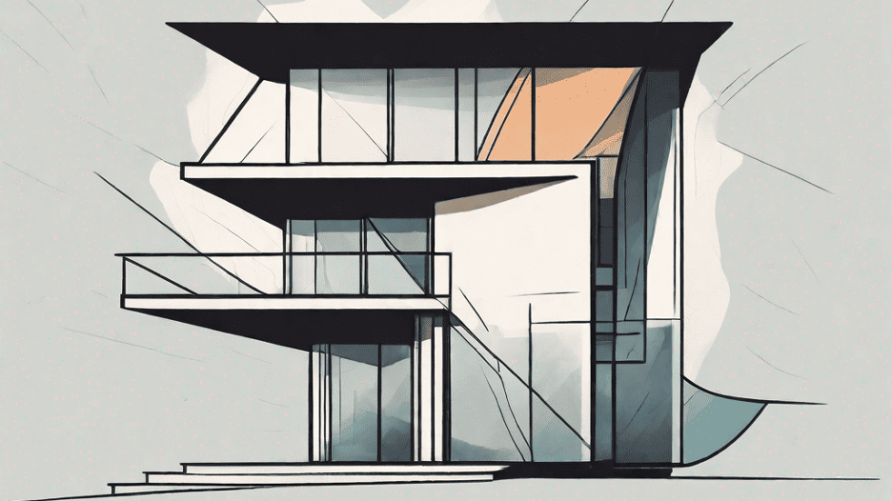 A nose-shaped house with windows open